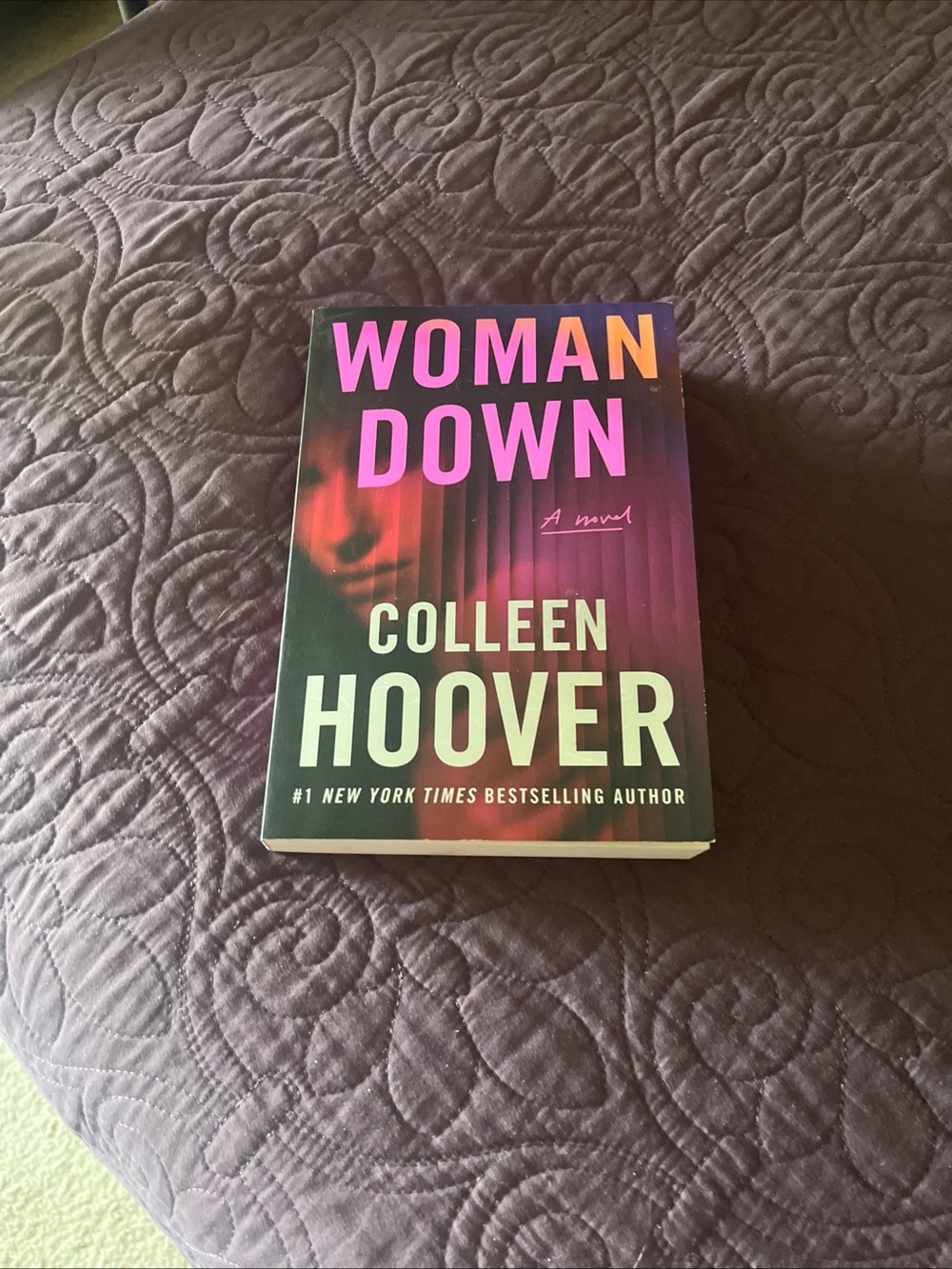 Source Unknown Woman Down Novel - Pink & Orange Accent Cover